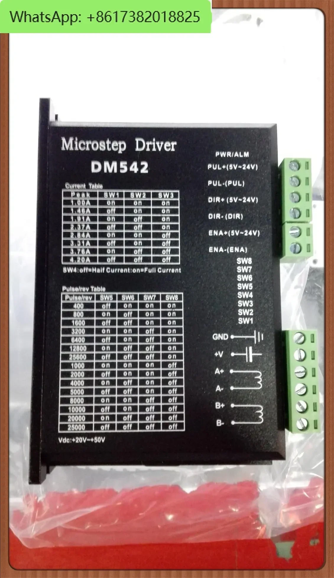 57 Stepper Motor, Driver DM542 Motor Driver