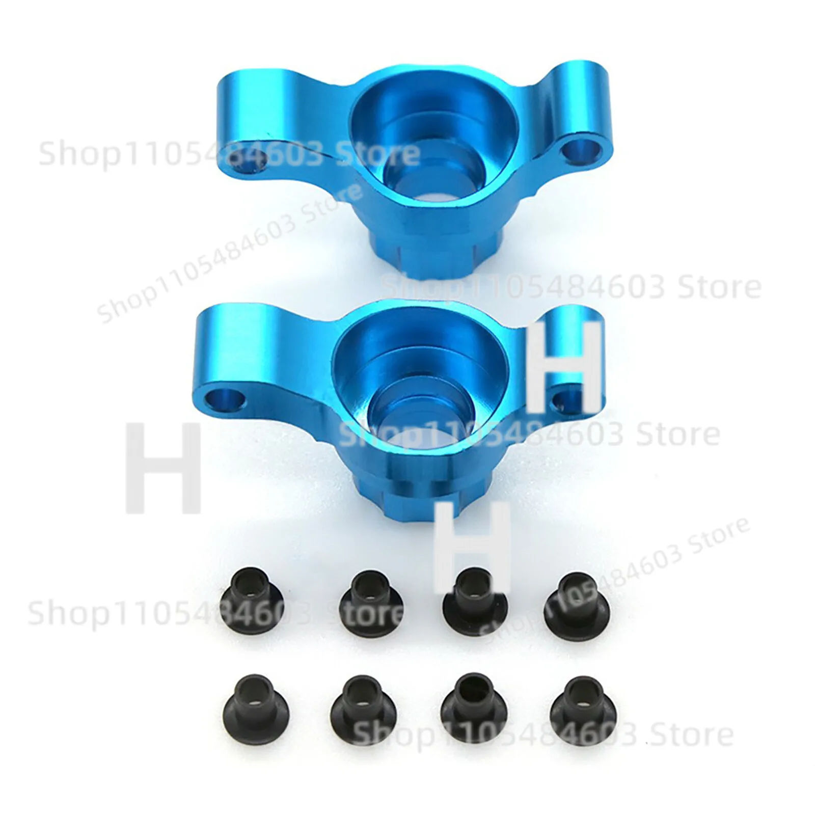 Rear Steering Knuckle Blue Metal Upgrade for Tamiya 1/10 TT02 Chassis RC Car