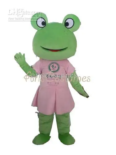 Costume de mascotte de dessin animé de paupières de grenouille en peluche pour adultes, robe mignonne, jolie mousse, Noël, Halloween, offre spéciale, nouveau