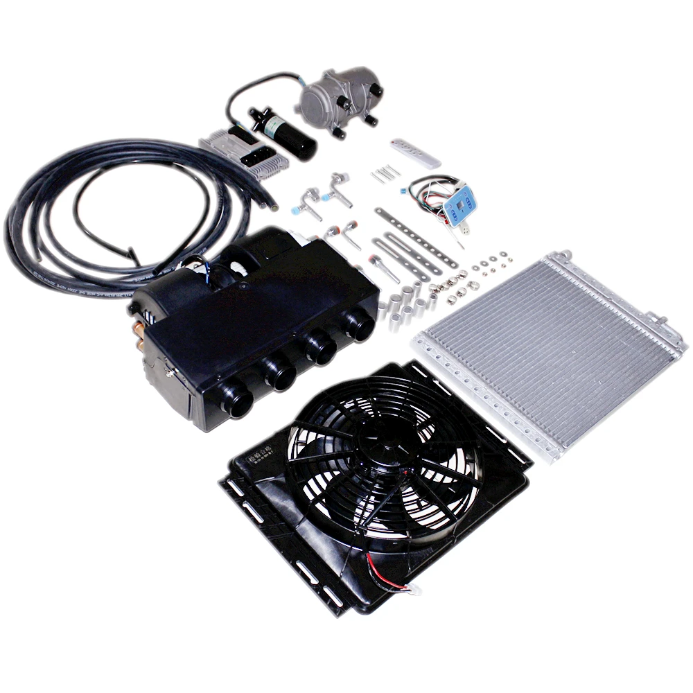 24V 12V Truck Automatic Parking Cooler Air Conditioning Tractor Camper