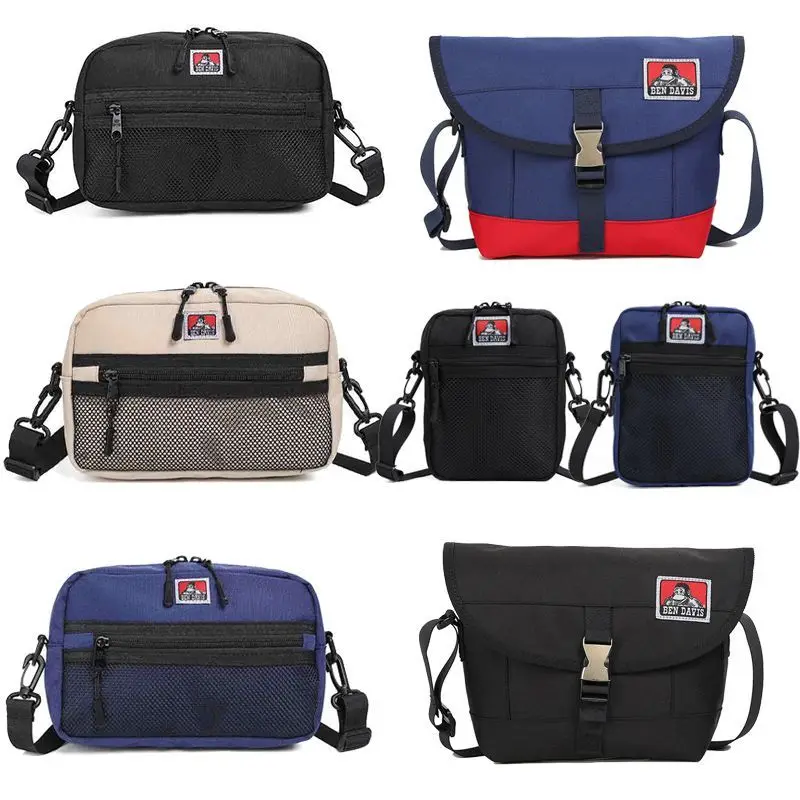 Ben Davis One Shoulder Bag Gorilla Logo Messenger Crossbody Workwear Unisex Japan