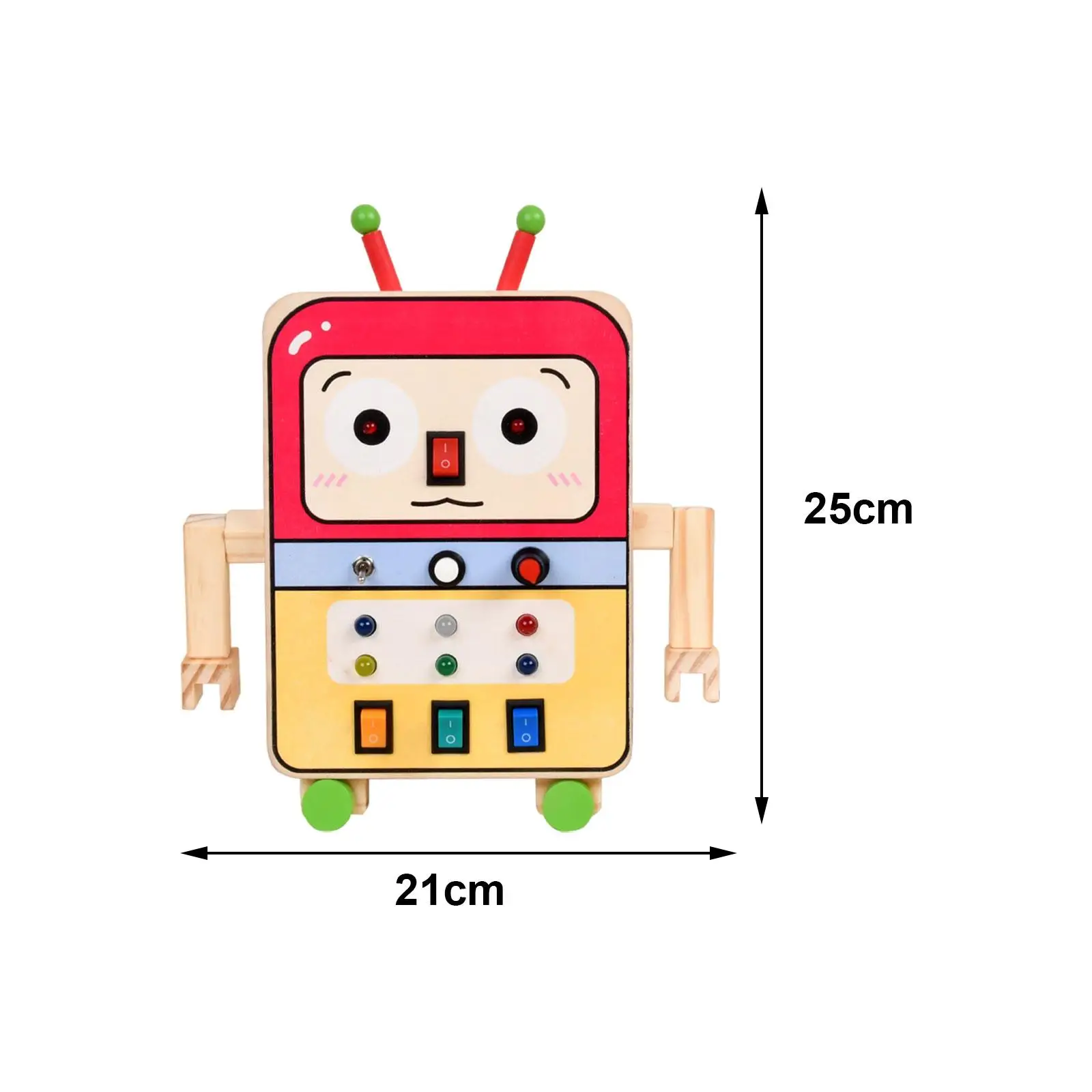 

Montessori Toy Technology Experiment Toy Wood Playing Simulation Circuit Board