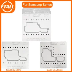 Middle Layer Reballing Stencil For Samsung Note 20 Ultra SM-N981N N9810 N981U N981N ZFlip ZFold S20 S21 S22 S23U  G986B/G980F/9