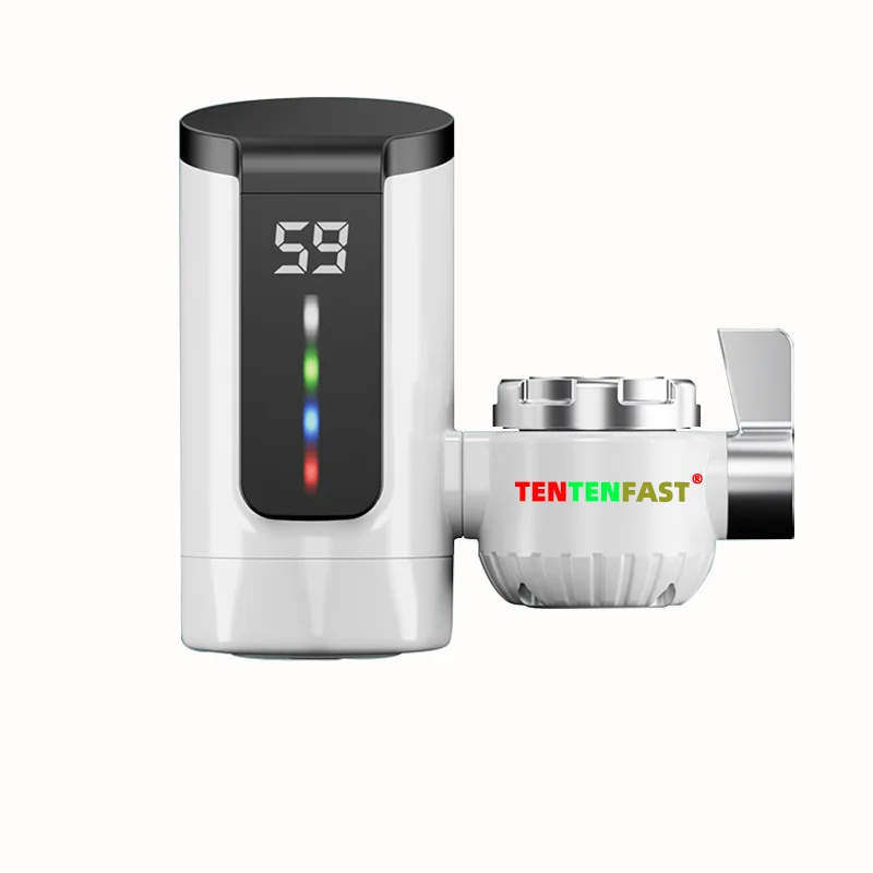 ก๊อกน้ำไฟฟ้าเครื่องทำความร้อนไม่มีการติดตั้งทันที Tankless เครื่องทำน้ำอุ่นห้องครัวสมบัติอย่างรวดเร็วความร้อน Pemanas Air Listrik เครื่องทำน้ำอุ่น