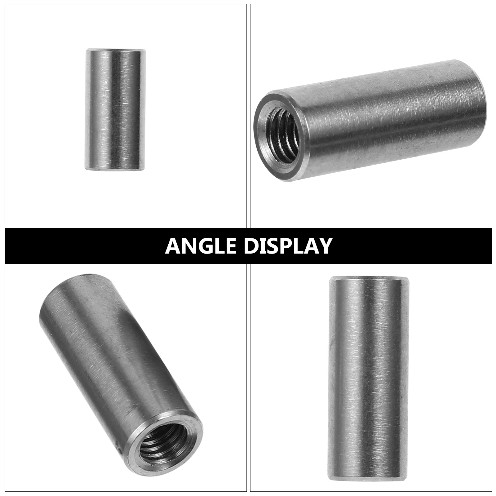 

10 pcs Stainless Coupling Stainless Steel Coupling Nut 304 Threaded Sleeve Rods Stud Nut Connection Hardware