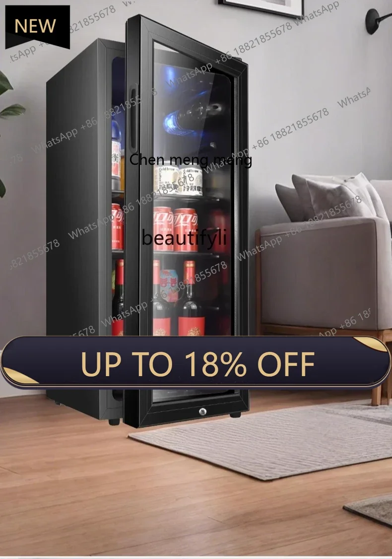 

Z189 Refrigerated cabinet Household small refrigerator Beverage display cabinet Living room Office Beverage tea fresh-keeping c