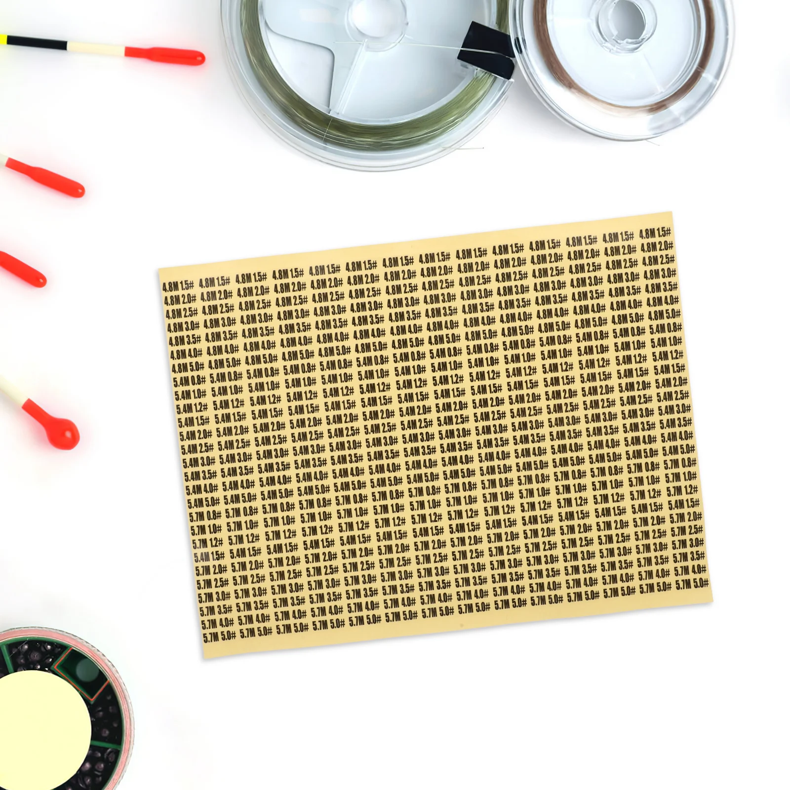 

Fishing Line Number Stickers For Organization Fishing Accessory Labeling