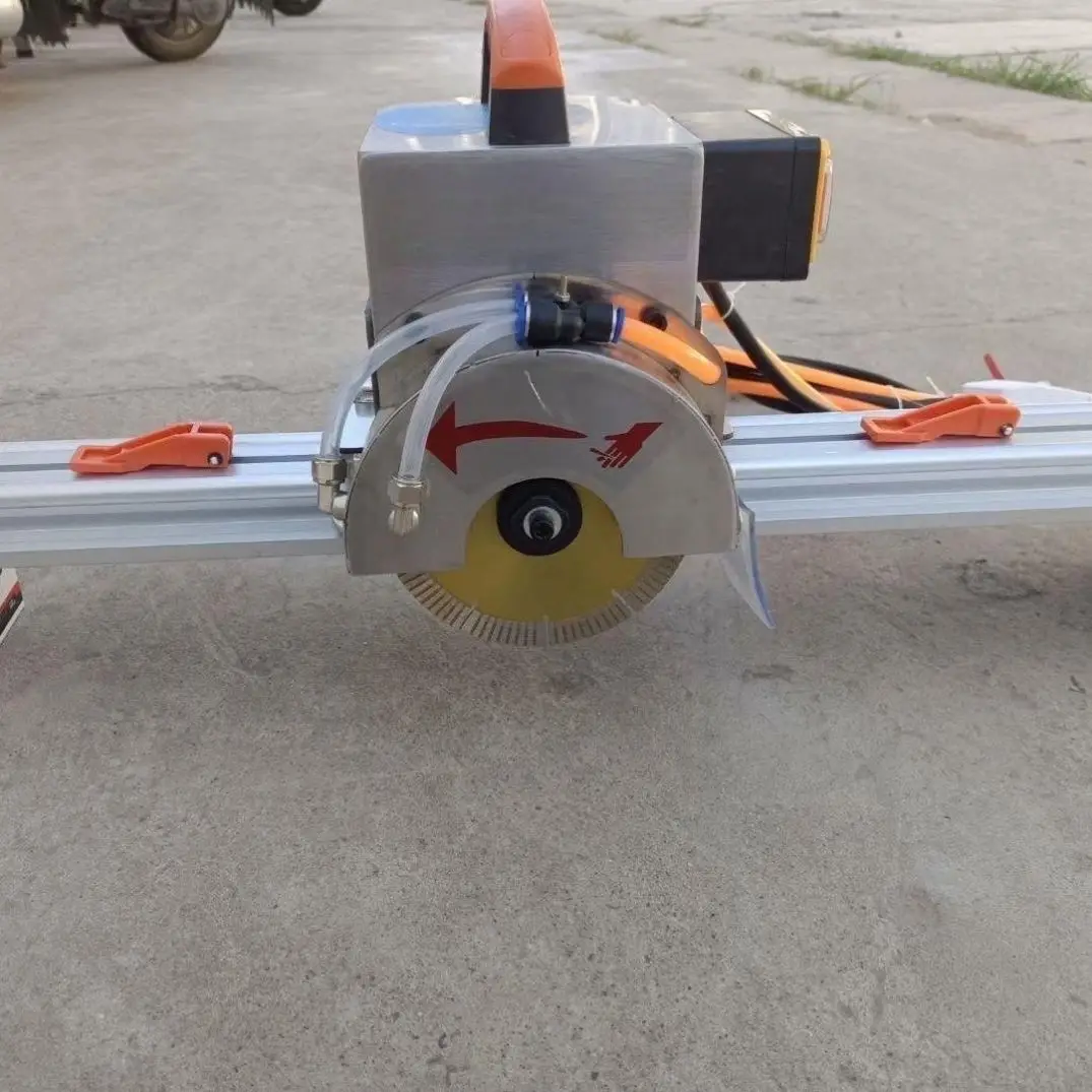 Tragbare Hochpräzisions-Elektro-Steinschneidemaschine: Bodenfliesen-Schiebemesser für Granitplatten und Kernmotor-Steinschnitte