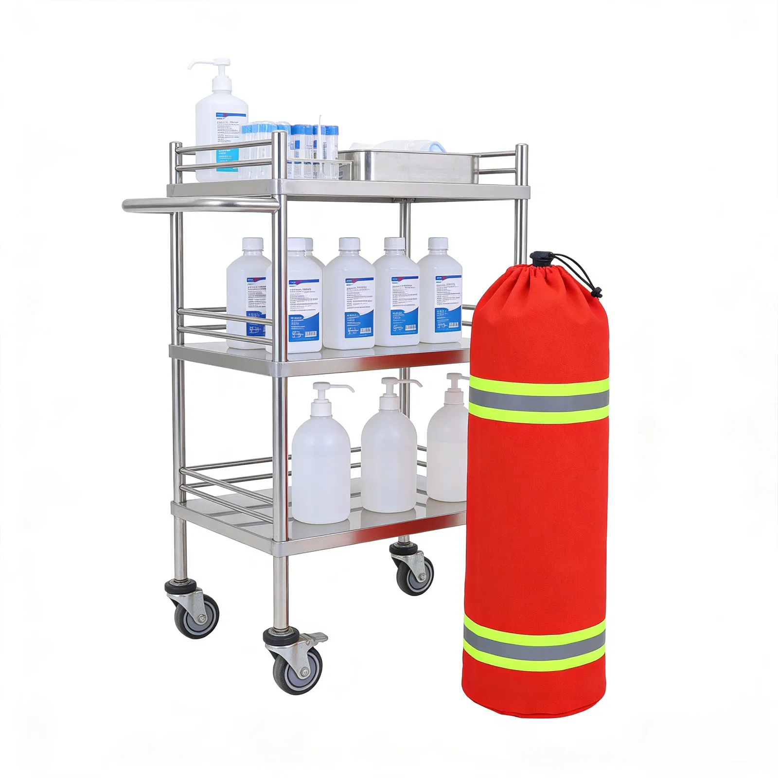 fireproof-air-cylinder-sleeve-reflective-strip-flame-retardant-fabric-fits-68l-firefighter-air-tank-protective-cover