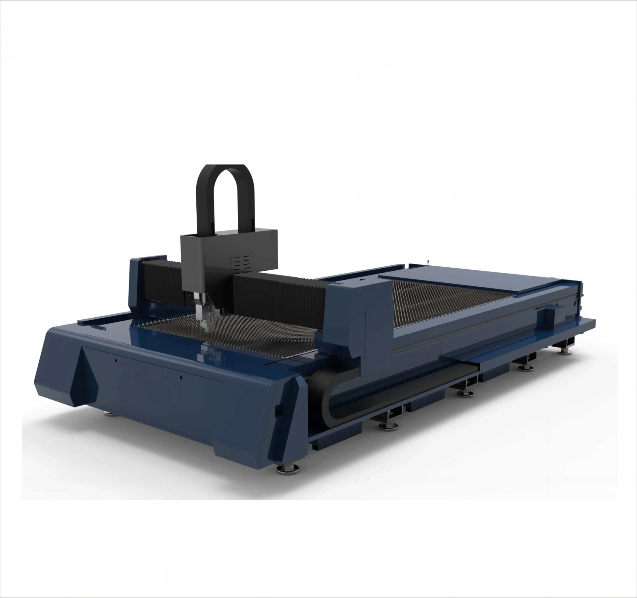 3000W Water Cooling Over Speed Laser Cutter Single Table CNC Metal Sheet Fiber Laser Cutting Machine