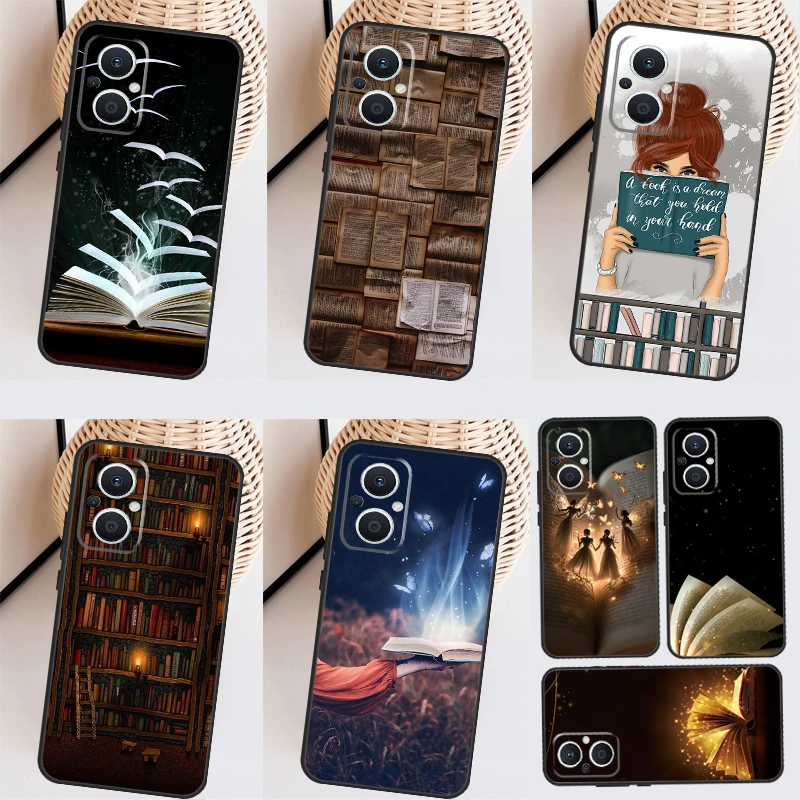 Book Lover Cover For OPPO Reno 8 Lite 10 7 6 5 4 3 2Z 4Z 5Z 8T OPPO Find X3 Neo X5 X6 Pro X2 Lite Case