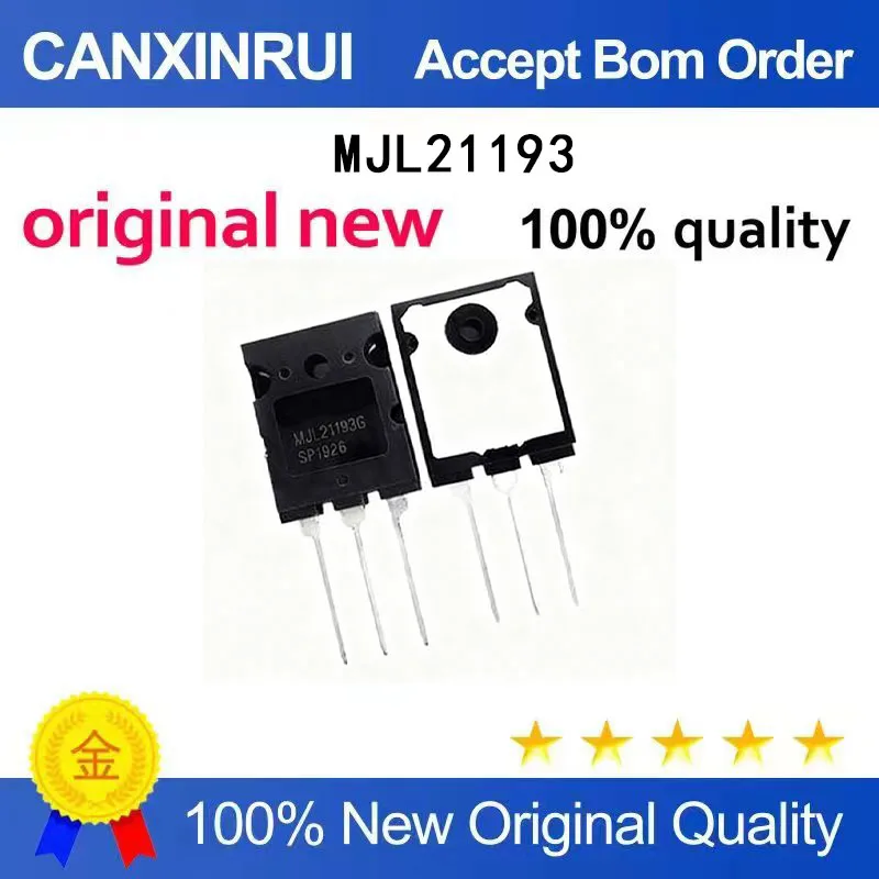 

(5-100 Pieces) New MJL21193G high-power audio amplifier tube TO-3PL spot chip IC