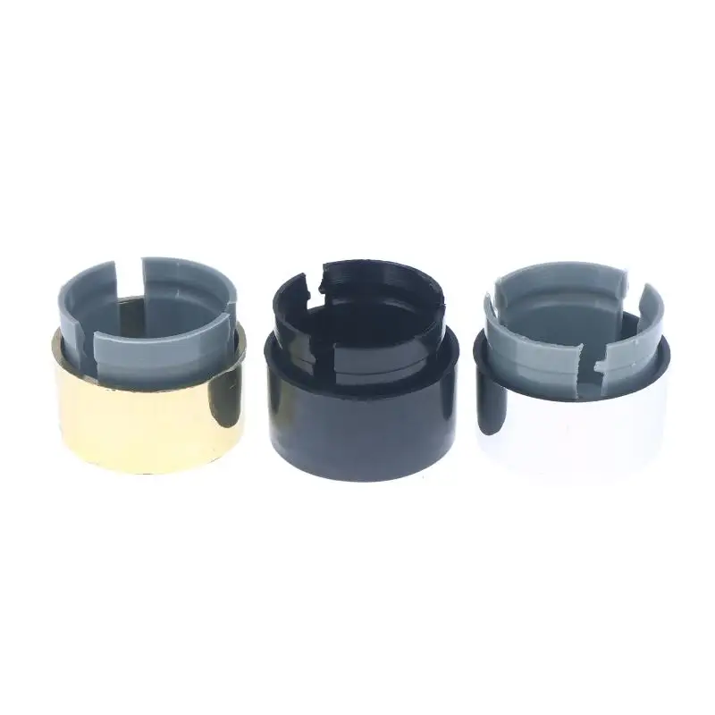 5 قطعة البلاستيك 7L6 601 173A 2ZZ كروم عجلة العروة الترباس الجوز غطاء تغليف ABS البلاستيك مع الثلاثي الكروم النهاية ل طوارق 2004-2014