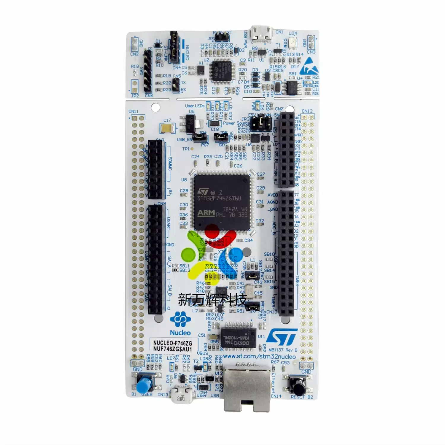 

1/PCS LOT NUCLEO-F746ZG STM32F746ZGT6 development board supports Arduino STM32F 100% new original packaging