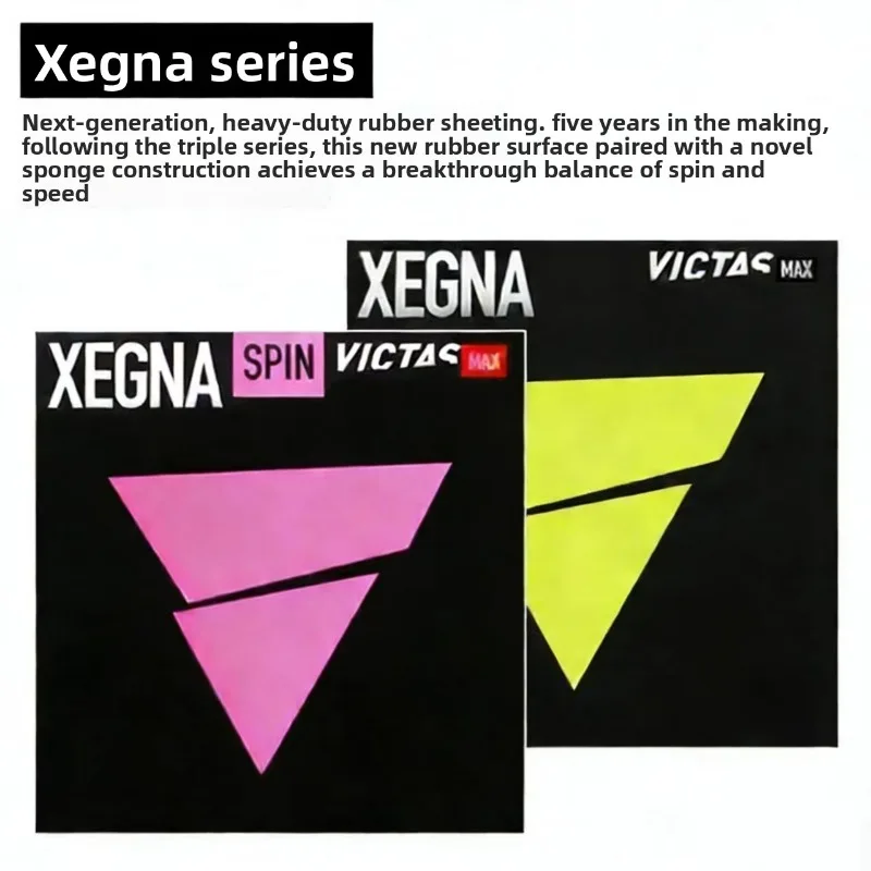 VICTAS Ping Pong Rubber TRIPLE Heavy duty Adhesive Internal Energy XEGNA Internal Energy Reverse Adhesive Sleeve SPIN