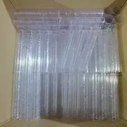 Glass/Taper Candle Hurricane Acrylic Cylinder Candle Holder for Taper Candles, Plastic Hurricane Taper Candle Holder Clear Tube