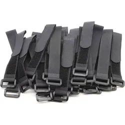 Adjustable Nylon Reverse Buckle Cable Strap 2cm Thread Management Cable Ties Binding Strap Self-adhesive Fixed Buckle Strap