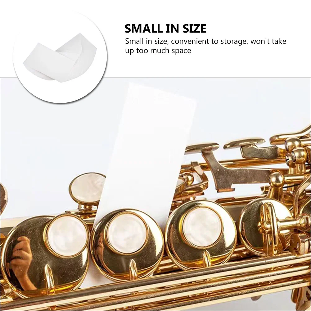 Saxophone Absorbent Paper Towels Flute Wind Instrument Cleaning Practical Pad Maintenance Tools Musical Instruments