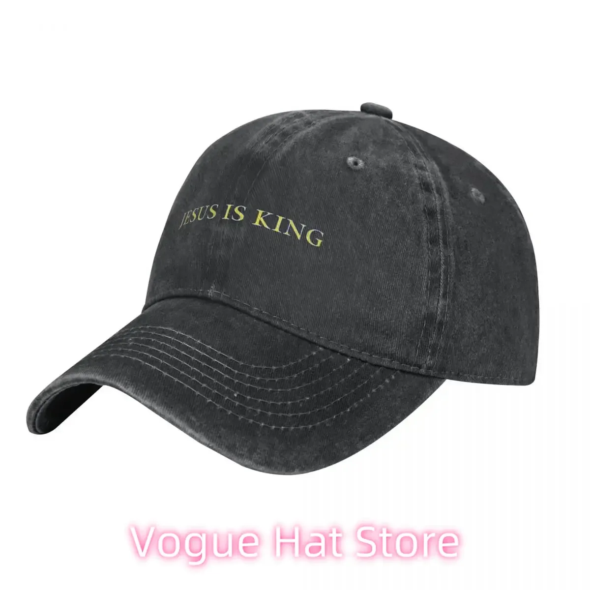Gorra de béisbol Jesús es rey Kanye West, ropa de calle, gorra de camionero lavada para mujer, gorra Snapback Hippie con estampado ajustable, Idea de regalo