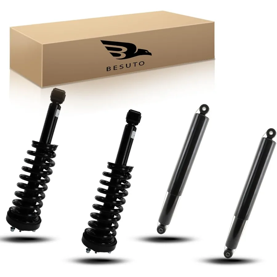 

Front Rear Struts Shocks Compatible with F150 20092013 Models Including FX4 King Ranch Lariat Platinum STX XL XLT Featuring 3.5