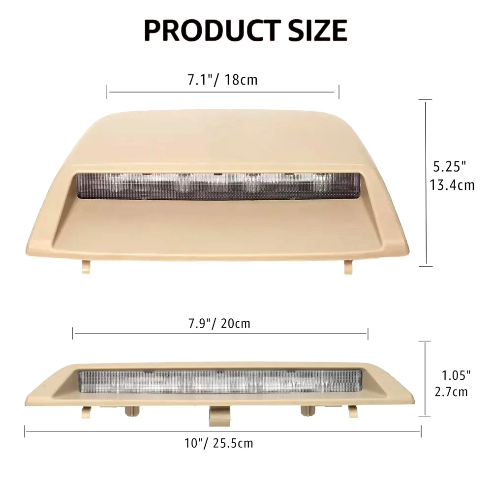 البيج عالية جبل جديد 3rd الثالث ضوء الفرامل الخلفية 26590-9HM1A لنيسان ألتيما سيدان 2013-18 أضواء السيارة مصباح إشارة الجمعية #6