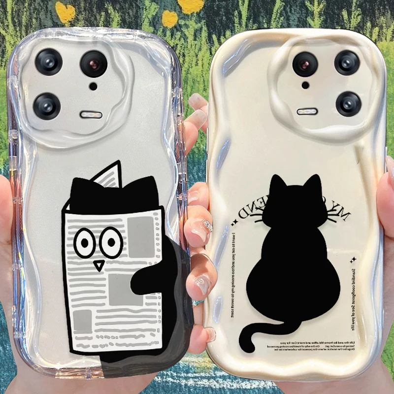 

Чехол Black Cat для Xiaomi Mi 15 14T 13 Lite 12 Pro 12S 12X 11i 5G POCO X7 X6 X5 X4 GT X3 NFC F6 F5 F3 M6 Plus Силиконовый чехол