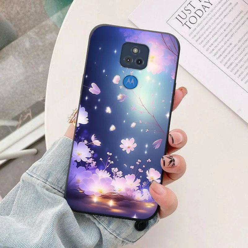 For Moto G Play 2021 Case Cover XT2093-3 Soft Silicone Case For Motorola G Play 2021 Fashion TPU Protective Back Cover Bumper