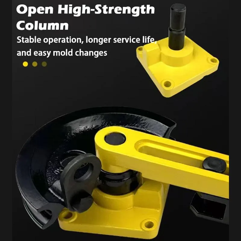 SWG-25 Manual Pipe Bender Heavy Duty Steel Tube Bending Tool 10-25mm for Stainless Steel Copper Aluminum