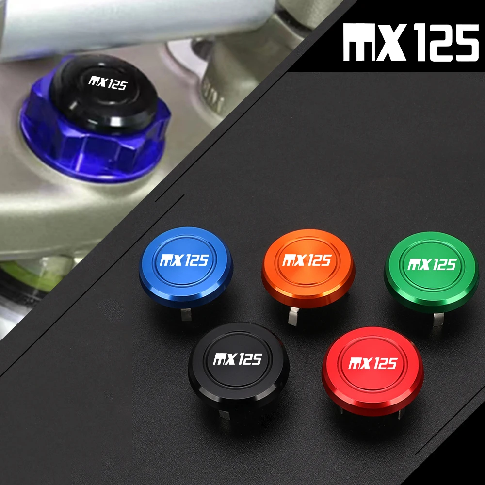 

Motorcycle Accessories Steering Stem Nut Cap Decoration Cover For TM MX125 MX 125 1999-2025 2024 2023 2022 2021 2020 2019 2018