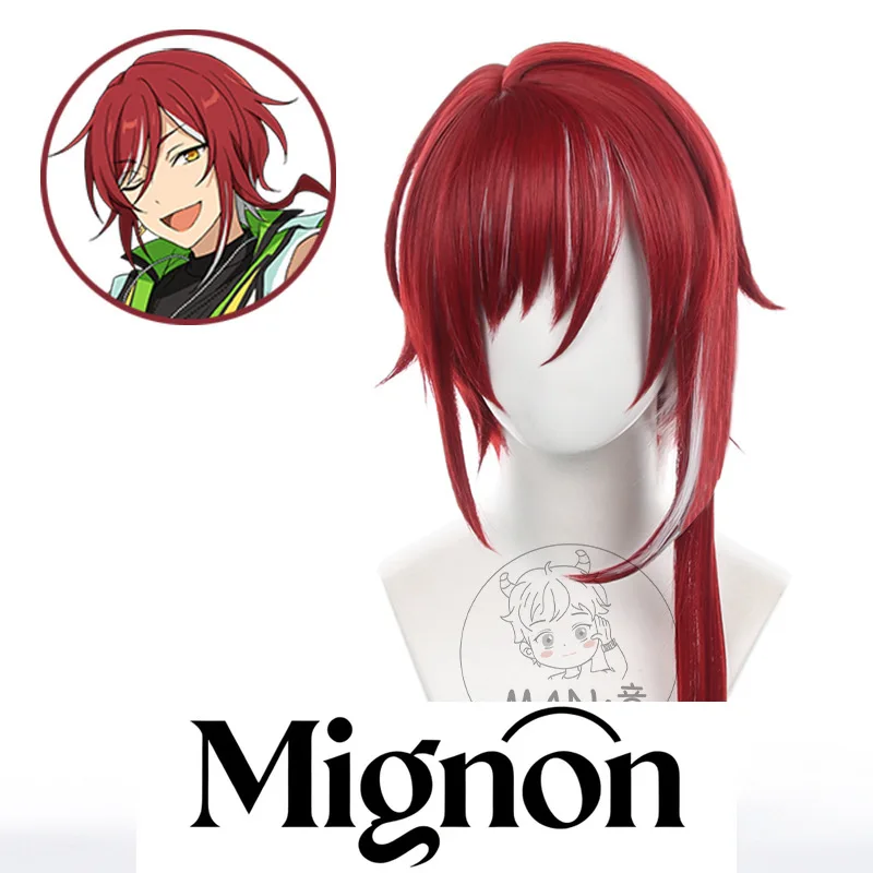 

Ансамбль Звезд! Нацумэ Сакасаки Косплей Парик ES Переключатель Короткие Волосы Легко Стильный Подарок на Хэллоуин