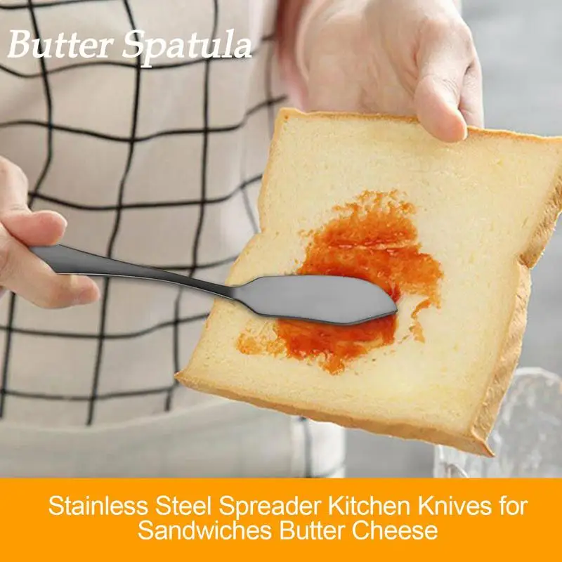 Butter Spreader Butter Knife Holes Cheese Dessert Knife Toast Wipe Cream Bread Cheese Cutter Stainless Steel Jam Knife Cutlery