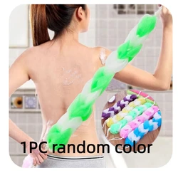 1PC Random Color Nylon Bath Brush Scrub Back Scrubber Washcloth Mesh Shower Bath Body Massage Brush Bathroom Sponges Brush