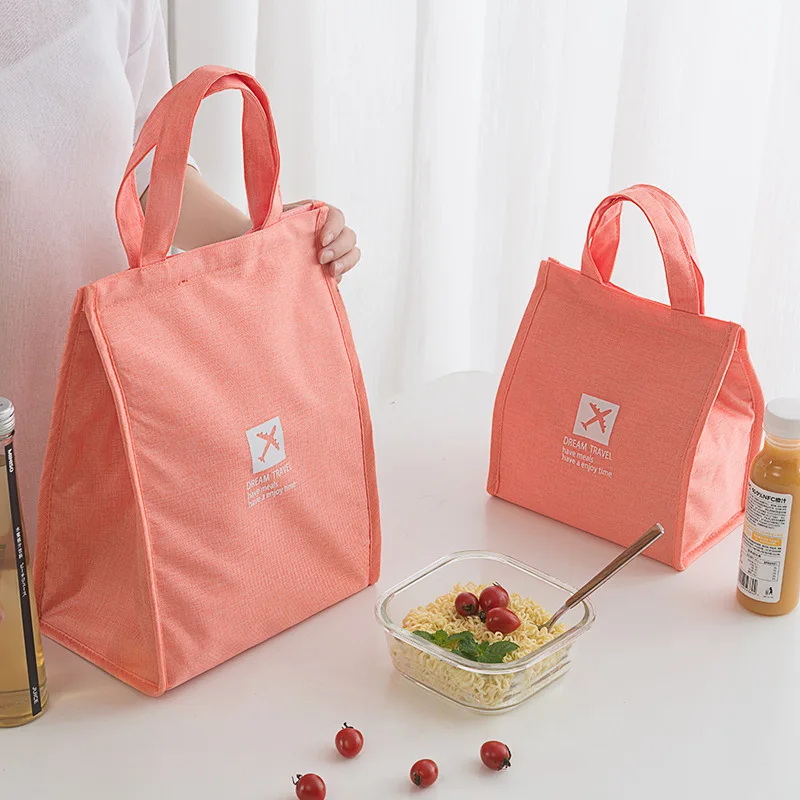 

Contracted Style Insulated Lunch Bag Durable Bento Pouch Thermal Insulated Lunch Box Tote Cooler Bag Lunch Container 2023