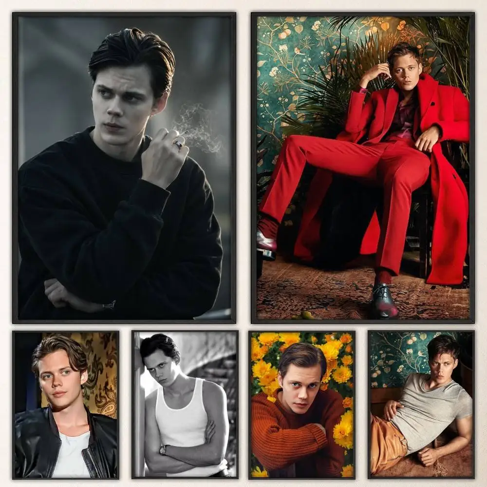 B-Bill Actor S-Skarsgard Poster wall stickers -suitable for all rooms perfect gift