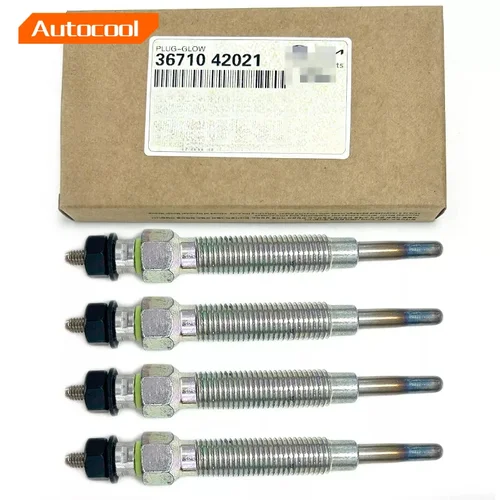 Imagen 1 del producto 4/8/12 Uds Turbo diésel calentador bujías incandescentes para Hyundai Terracan Grace H100 Galloper H1 Imax Pajero 3671042021   36710-42021 ADG01801