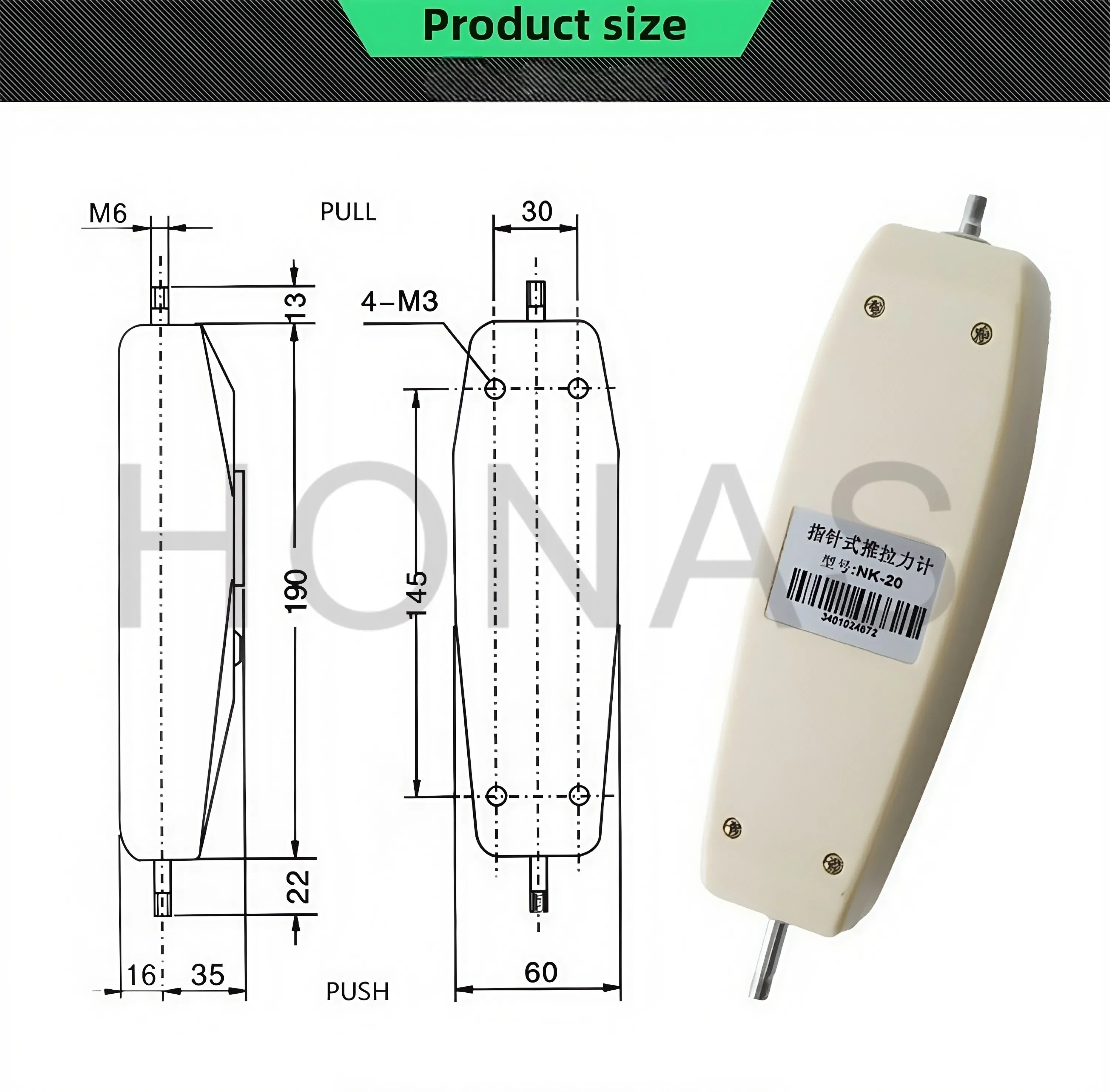 NK Pointer Push Tension Meter FIXTURE Dynamometer Frame Tension Pressure Machine untuk Elektronik Listrik Tegangan Tinggi dan Rendah