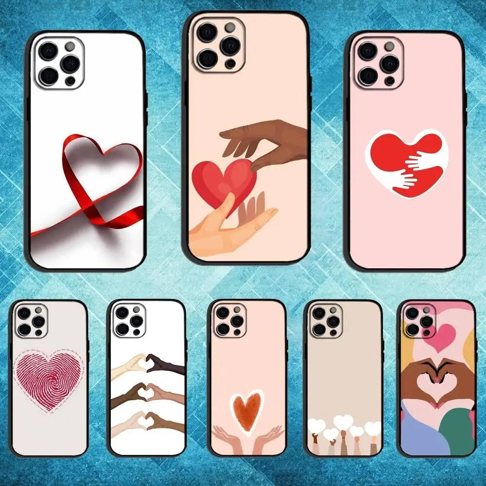 

Heart Symbol F-family Phone Case For iPhone17,16,15,14,13,12,11 Plus,Pro Max Soft Black Cover