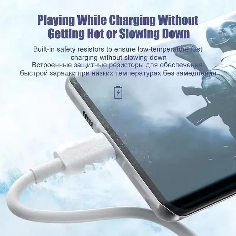 3 Stück 100 W 6 A USB-C-Ladekabel, Datensynchronisationskabel für Samsung, Huawei, Xiaomi, Redmi, universelles Ladekabel für Mobiltelefone