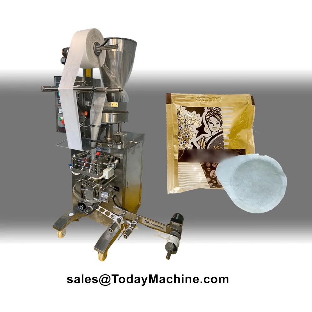 Automatische kleine runde Form Filterbeutel Teepulverbeutel Kaffeepad Verpackungsmaschine