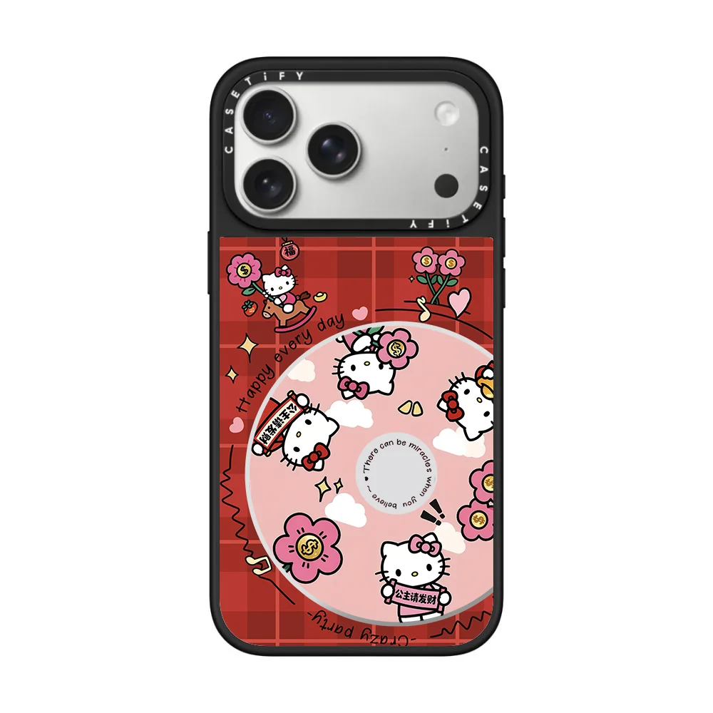 CASETiFY Co-branded HelloKitty Cartoon Phone Case for IPhone 14 13 15 16 17 Pro Max 16 Plus Air Magnetic Protective Case - view 2