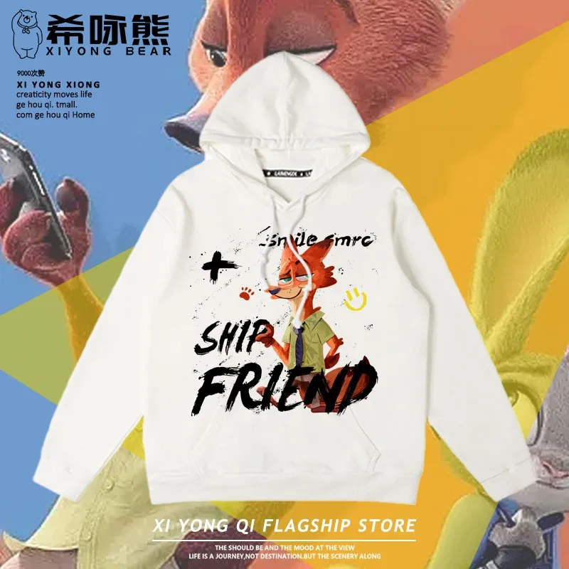 Judy And Nick Hoodie Hoodie Children's Suit Disney Zootopia Around The Boys On The Clothes