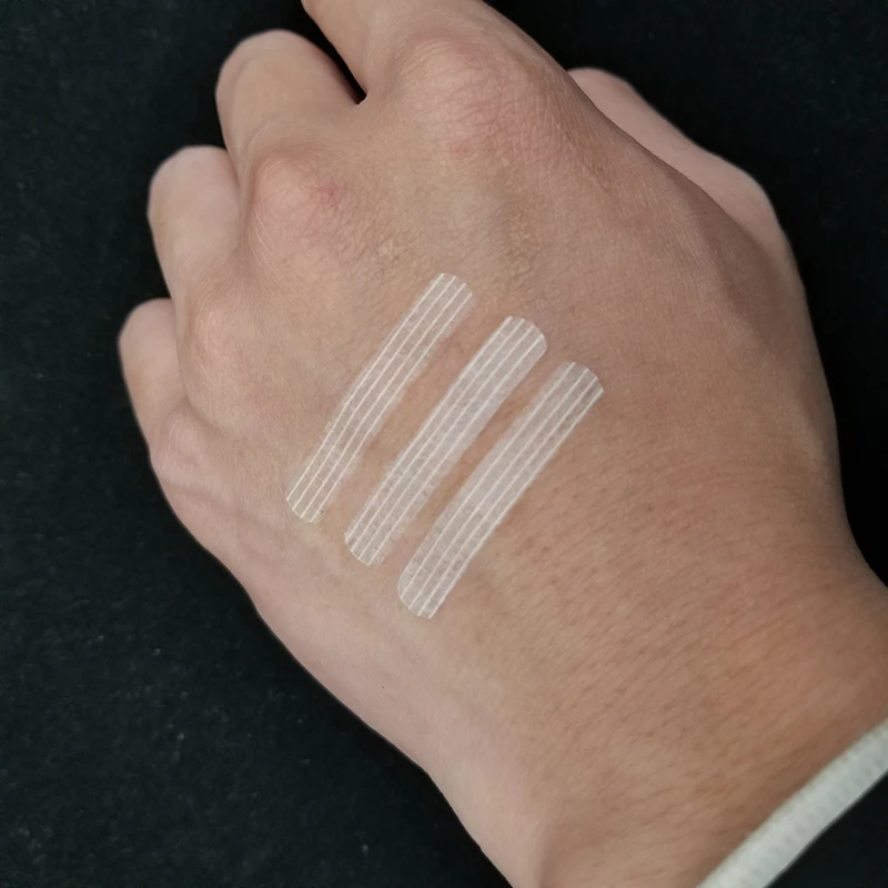 شريط معقم للإسعافات الأولية أثناء السفر وإغلاق الجلد لاصق جراحي طبي