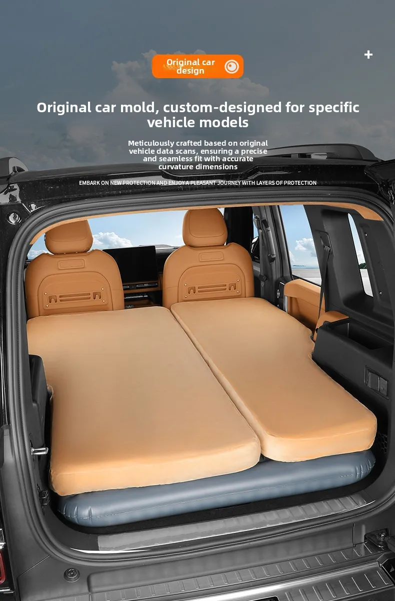 For Chery ICAR ICAUR V27 2026 Car Trunk Travel Bed Split-Type Air Inflatable Mattress for Sleeping Outdoor Camping Mattress detail image 2