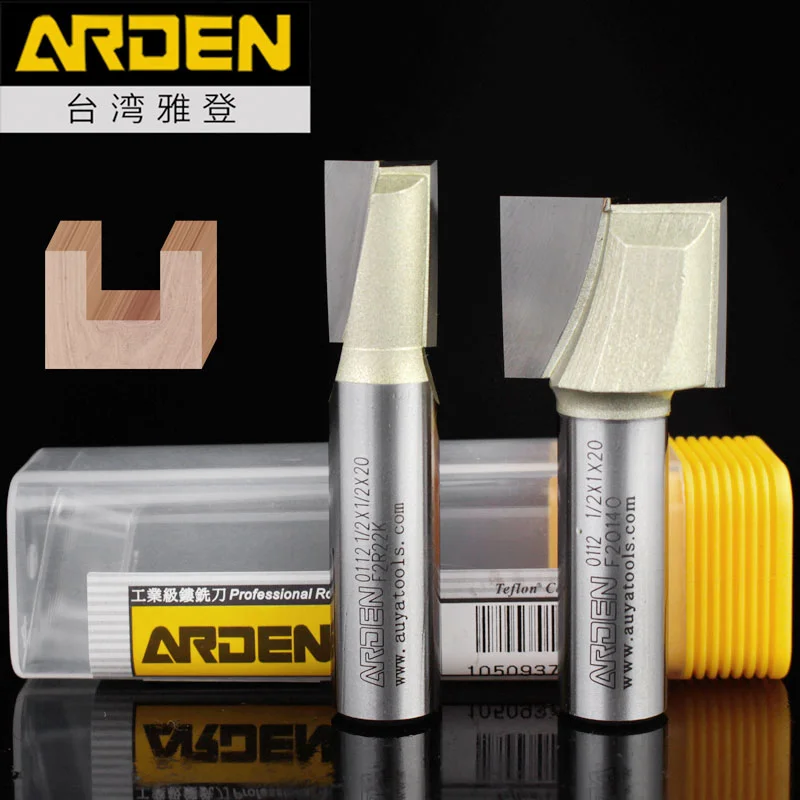 ARDEN Woodworking Bottom Cleaning Router Bit Metric Carbide Engraving Flat Bottom Pulling Slotting Milling Cutter For Wood MDF