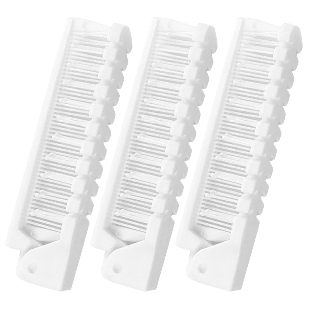 

3pcs Anti-static Mini For Hair Plastic Foldable Purse Pocket Brush Detangler Travel Size Mini Comb Kids Pocket Brush