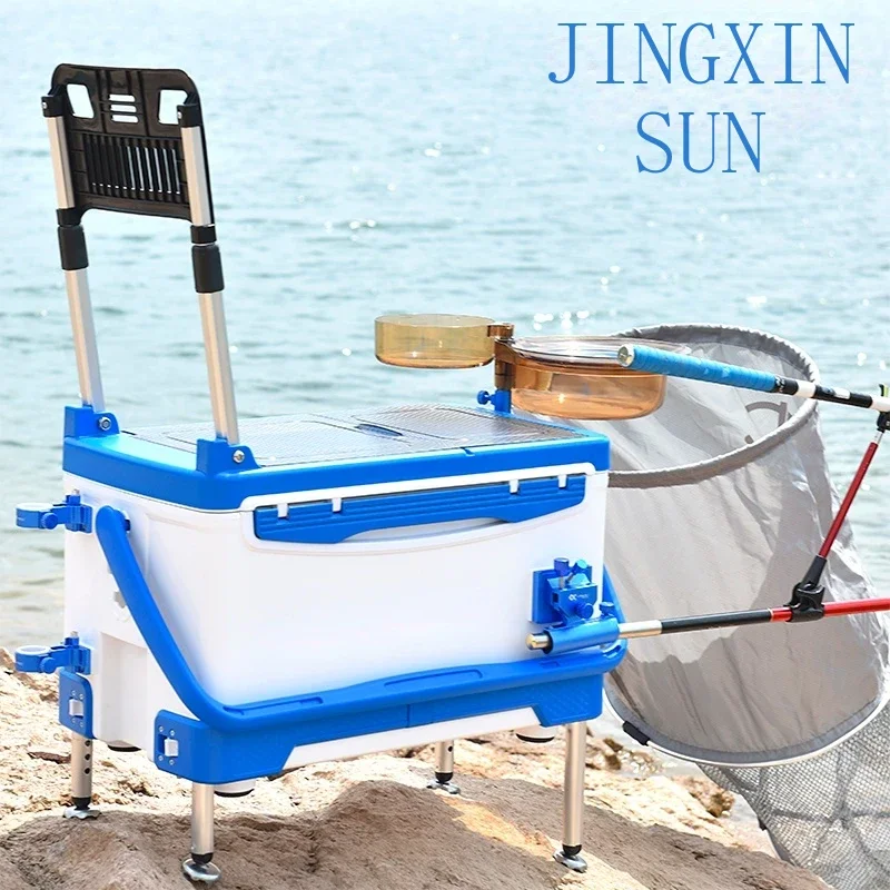 New Lianqiu Fishing Box LQ-226 Multi-Functional Floating Box Wire Box Accessories 32 Installation-Free High Backrest Competitive