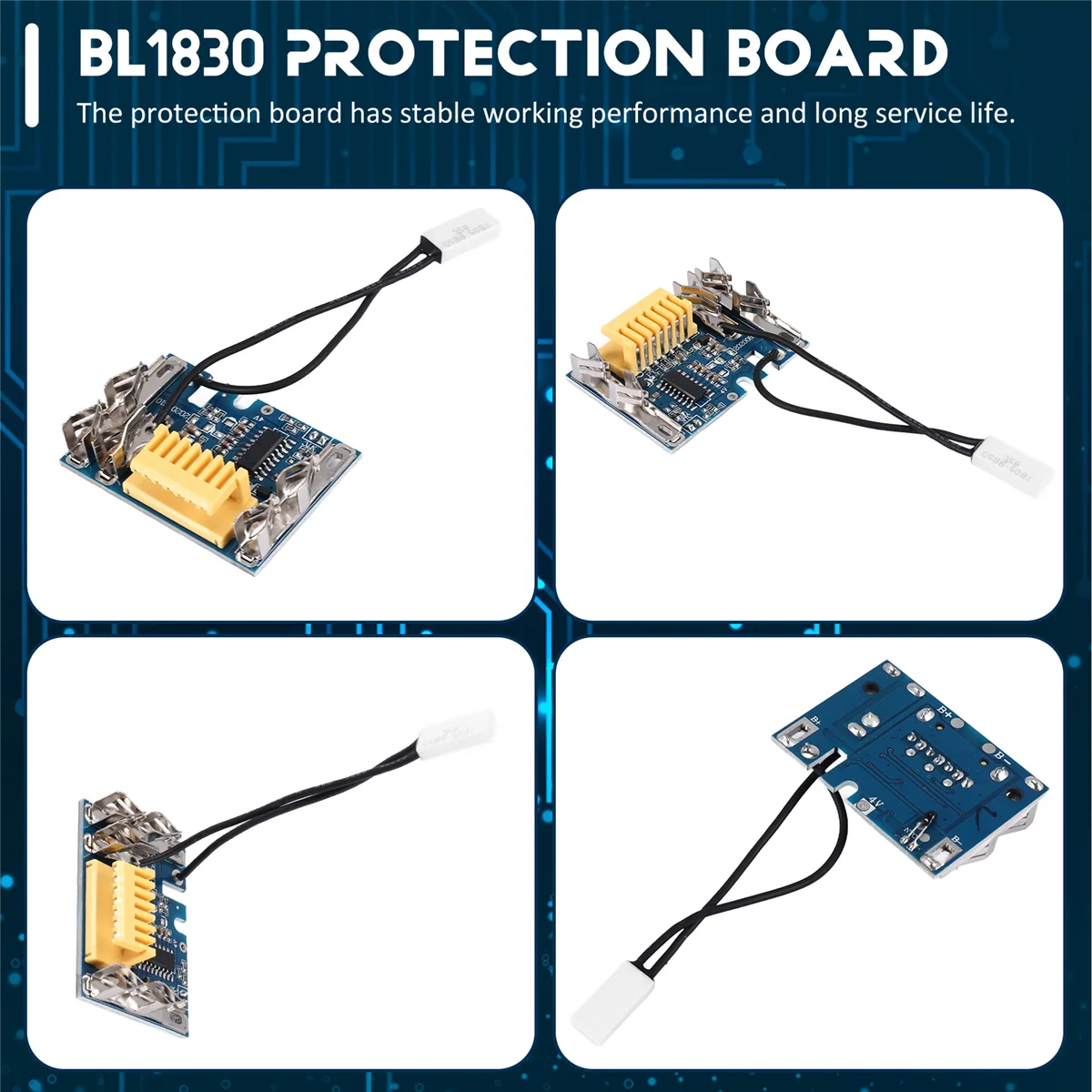 18V เปลี่ยนแบตเตอรี่ชิป PCB Board BMS PCB ชาร์จป้องกันสําหรับ Makita BL1830 BL1840 BL1850 เครื่องมือ