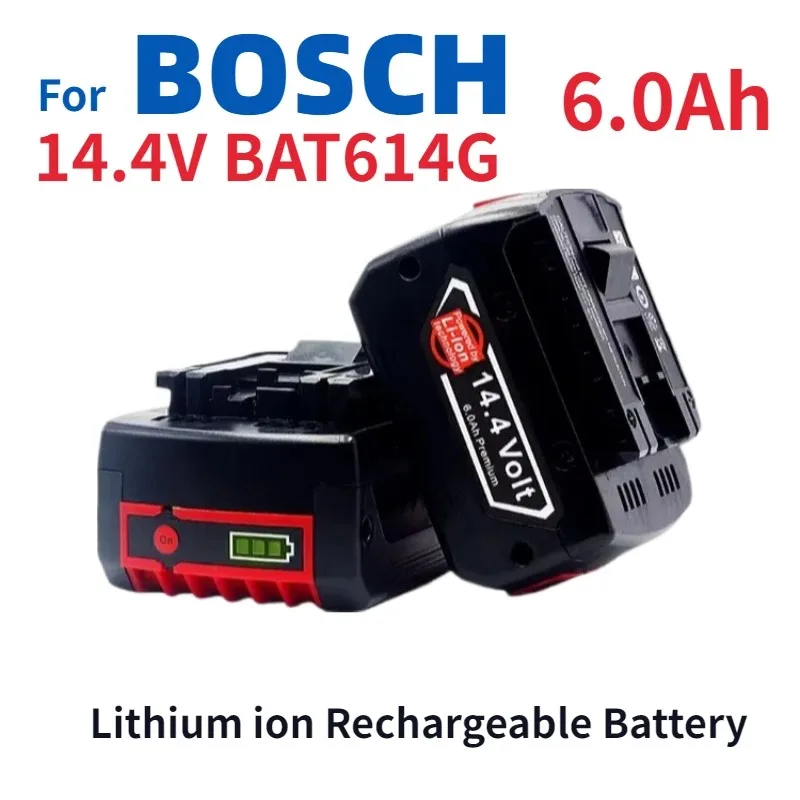 

Original Rechargeable Battery for Bosch Power tool 14.4V 6.0Ah for GBH GDR GSR DDS180 BAT614G Replacement Li-ion Battery
