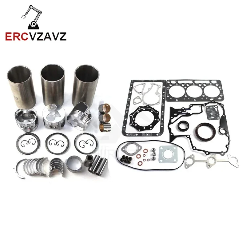 D902 D902E Overhaul Rebuild Kit STD Φ72mm for Kubota Engine RTV900 ZD323 BX25 KX41-3 BX2350D Tractor & Utility Vehicle