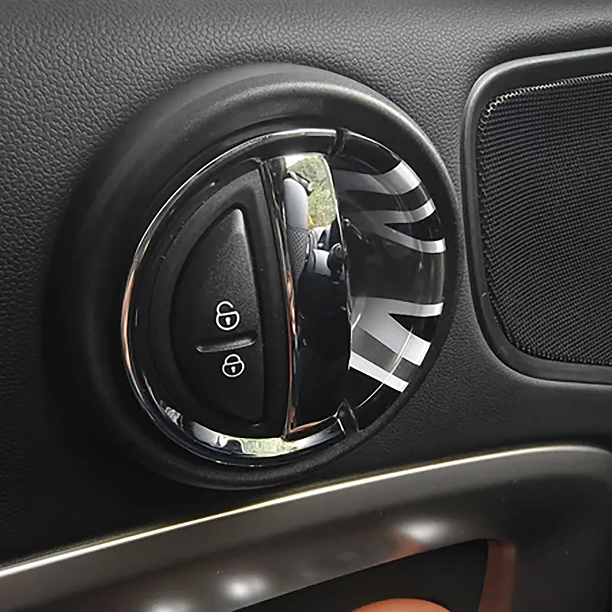 Glossy Interior Door Handle Trim Covers Decoration for mini cooper f54 f55 f56 f60 clubman countryman